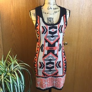 t/o Sweater Dress Southwest Sleeveless Medium